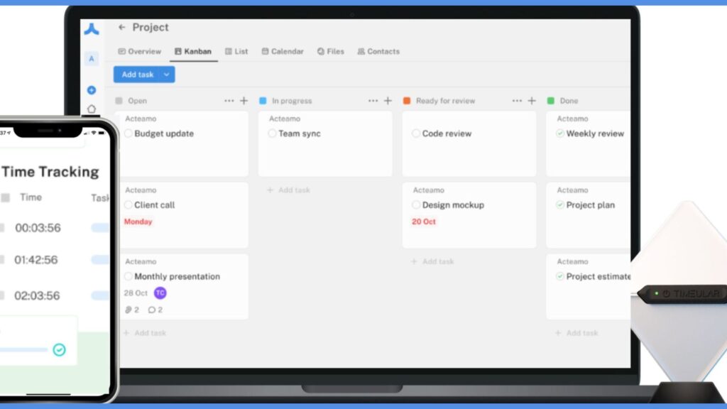 Time tracking app
