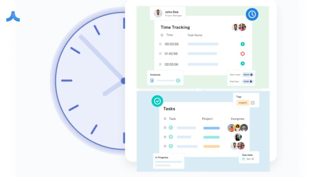 App to track work hours