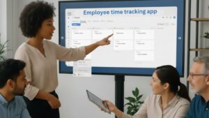 Employee time tracking app