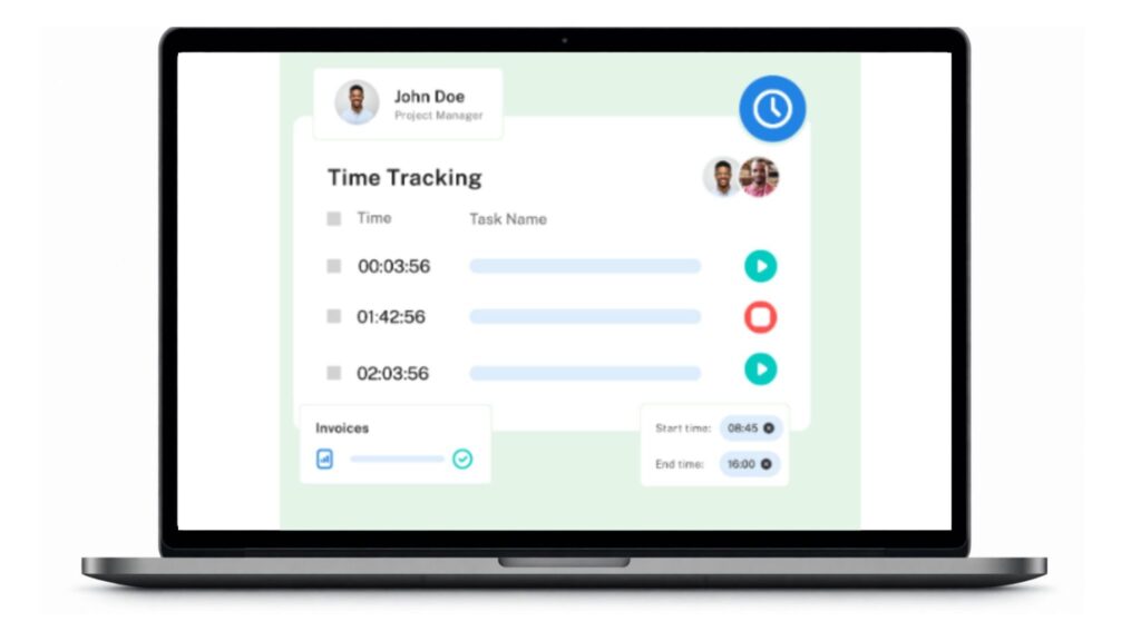 Online time tracker