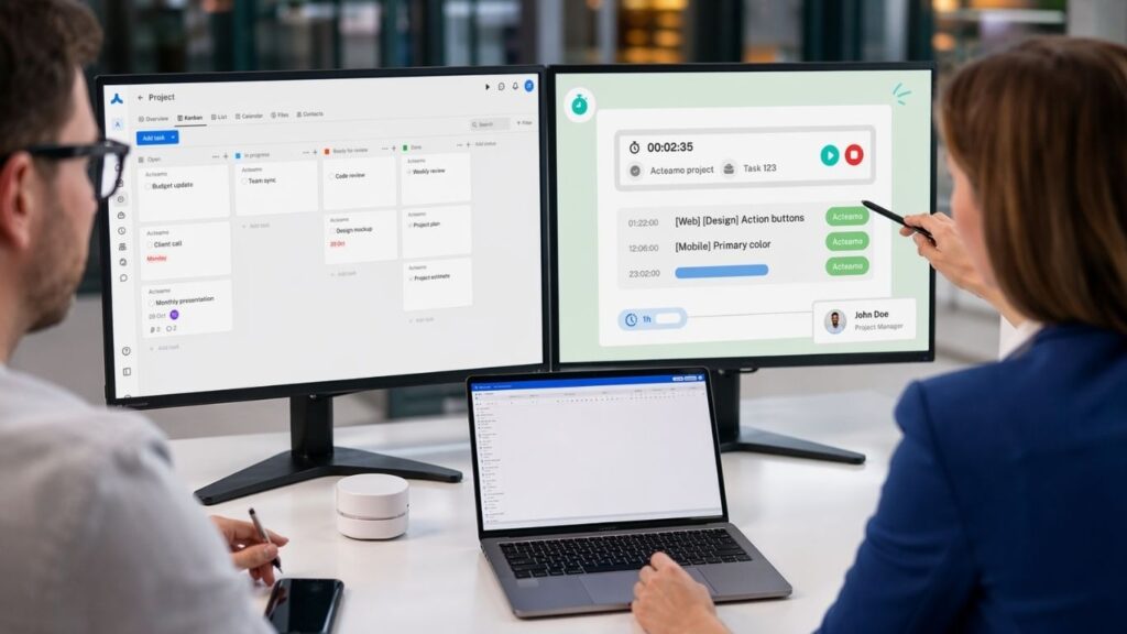 Time tracking app